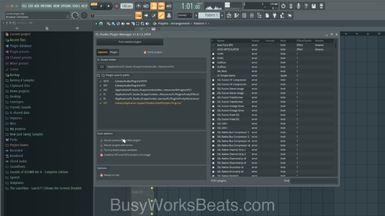 Backdate 1 How To Install And Manage Plugins In FL Studio - YouTube