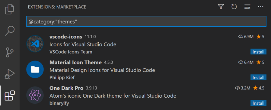 Backdate 5 Visual Studio Code Themes