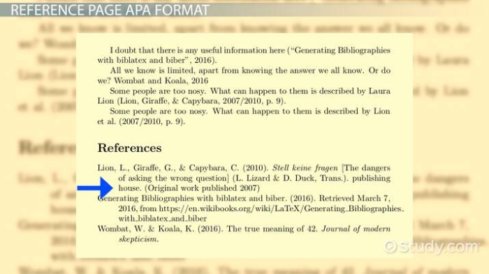 Niche Utama 1 APA Citation  Format, Usage & Examples Video