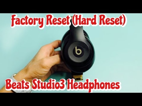 Niche Utama 2 Beats Studio  Wireless Headphones: How To Factory Reset (Hard